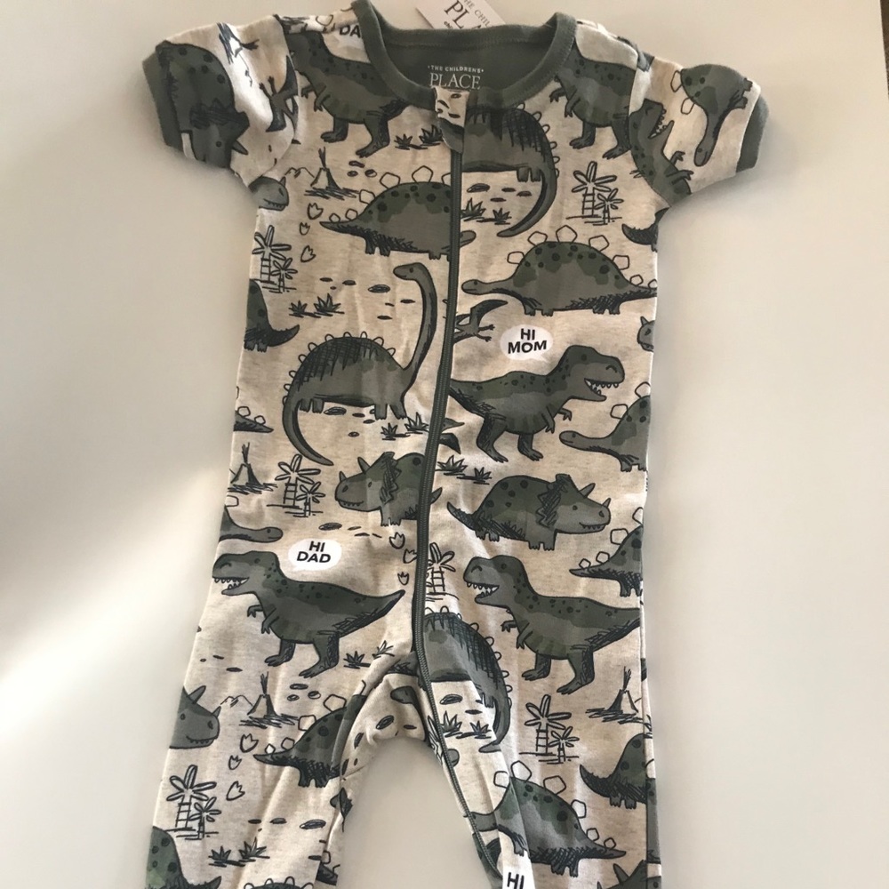 NWT Children’s Place boy girl dinosaur pajama